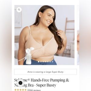 Small Super Busty Sublime Hands-Free Nursing and Pumping Bra